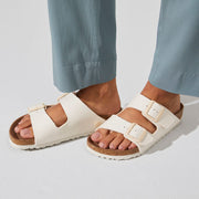 Birkenstock Arizona Women's Vegan Sandal in Eggshell  Women's Footwear