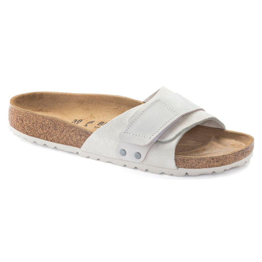 Birkenstock Women's Oita Suede Leather in Antique White  Women's Footwear