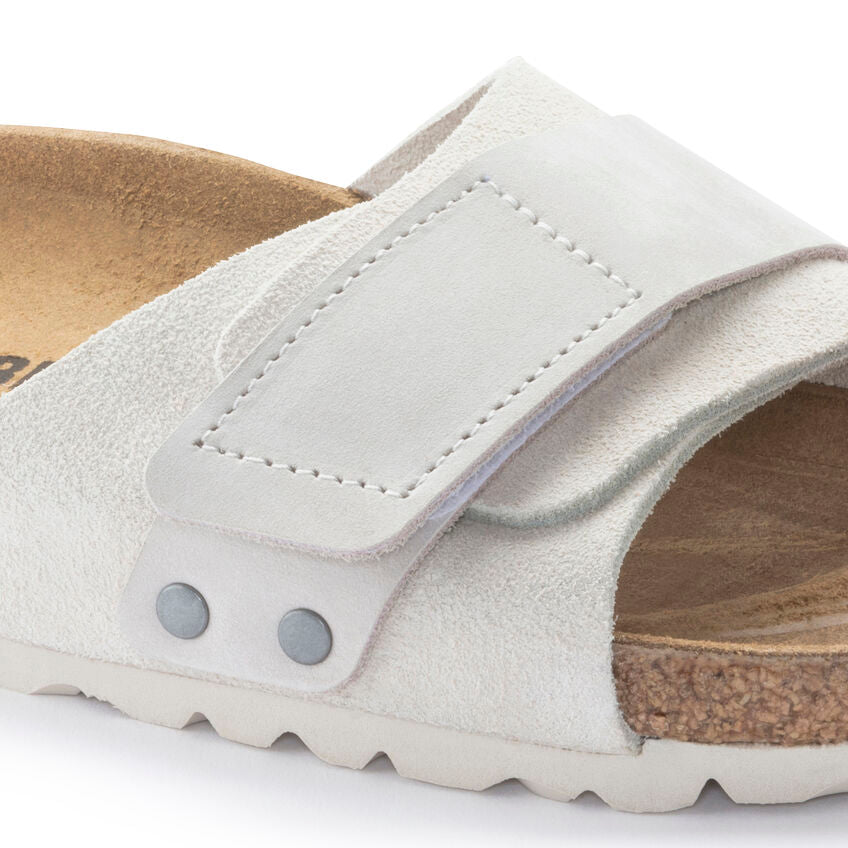 Birkenstock Women's Oita Suede Leather in Antique White  Women's Footwear