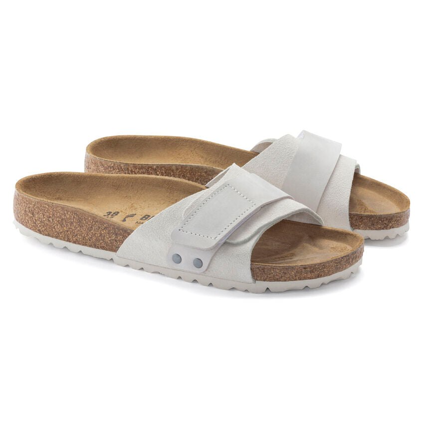 Birkenstock Women's Oita Suede Leather in Antique White  Women's Footwear