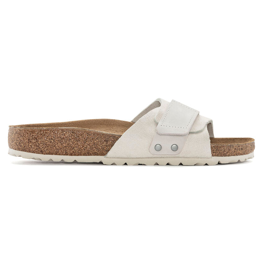 Birkenstock Women's Oita Suede Leather in Antique White  Women's Footwear