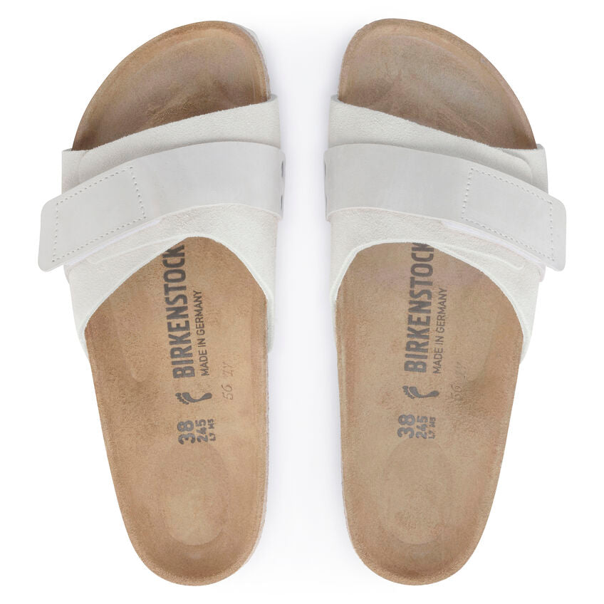 Birkenstock Women's Oita Suede Leather in Antique White  Women's Footwear