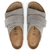 Birkenstock Kyoto Nubuck Leather in Desert Buck Whale Gray  Men's Footwear
