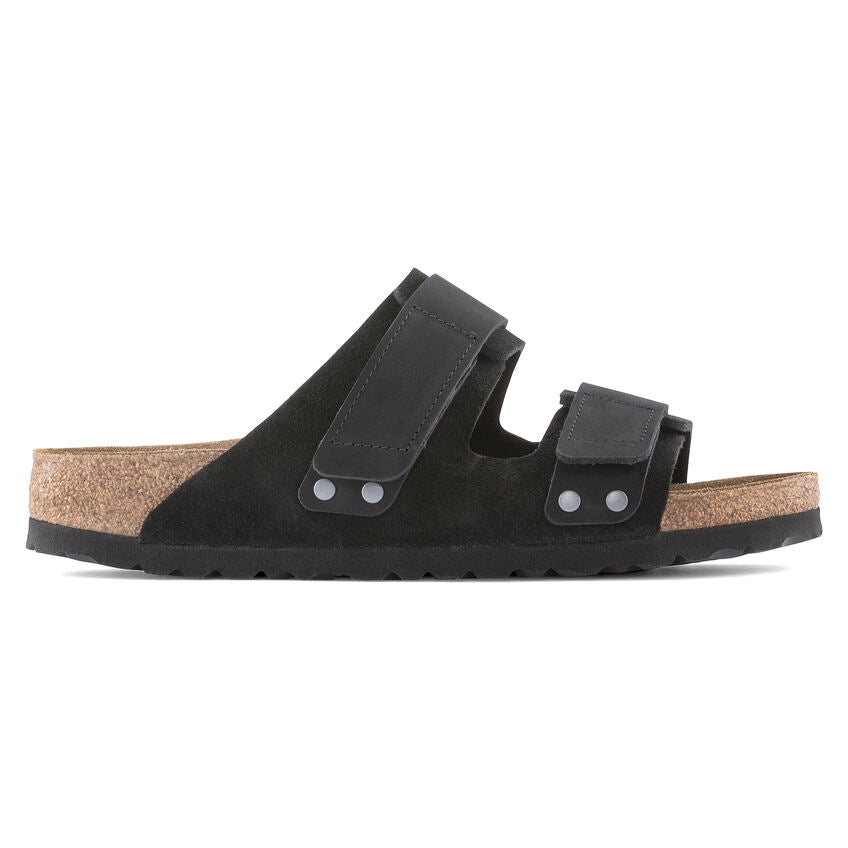 Birkenstock Women's Uji Nubuck-Suede Leather in Black  Women's Footwear