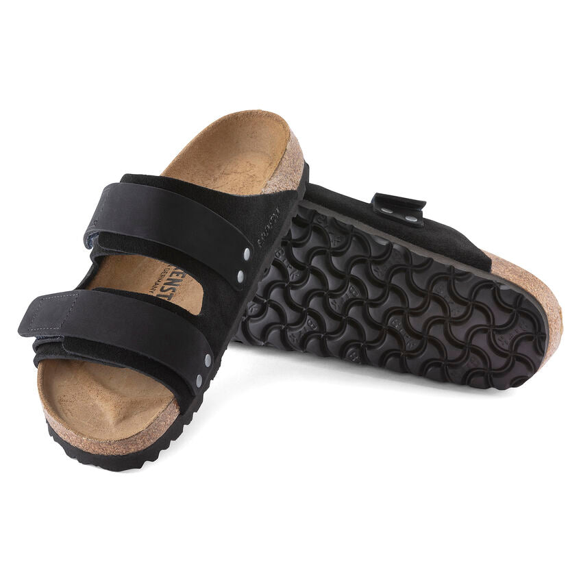 Birkenstock Women's Uji Nubuck-Suede Leather in Black  Women's Footwear