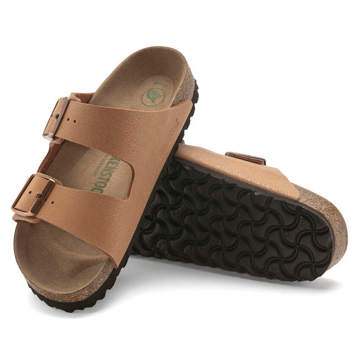 Birkenstock Arizona Vegan Birkibuc in Pecan