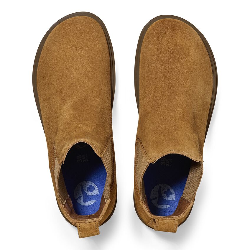 Birkenstock Women's Highwood Suede Slip On in Mink  Women's Footwear