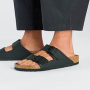 Birkenstock Arizona Birko-Flor Classic Footbed Sandal in Black