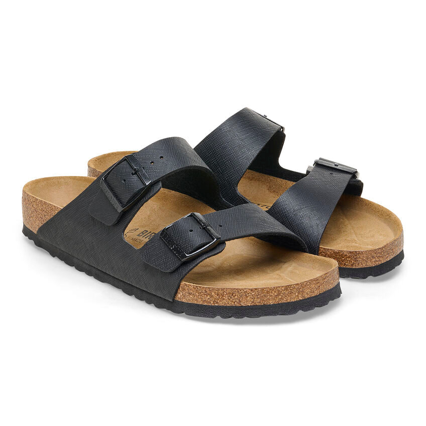 Birkenstock Arizona Birko-Flor Classic Footbed Sandal in Black  Men's Footwear