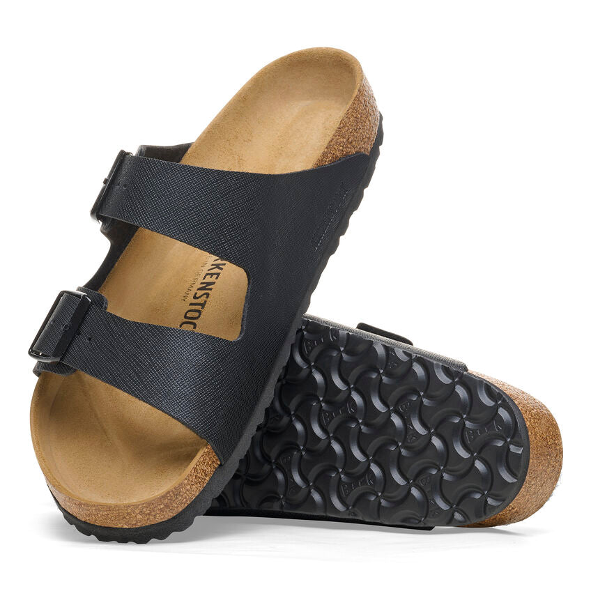 Birkenstock Arizona Birko-Flor Classic Footbed Sandal in Black  Men's Footwear