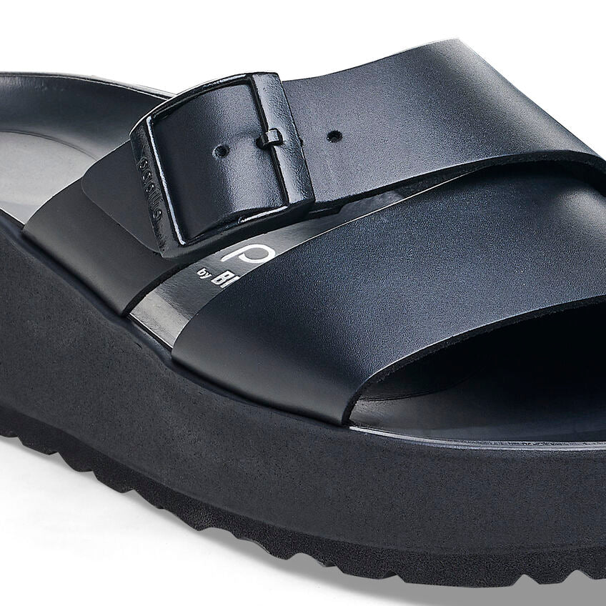 Birkenstock Women's Almina Leather in Black  Women's Footwear