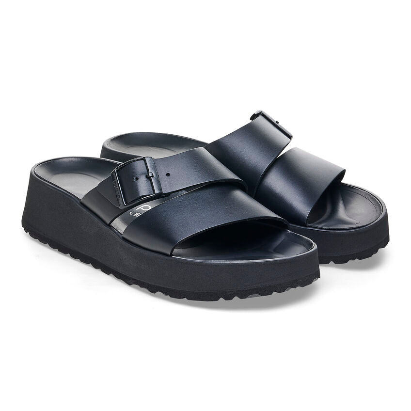 Birkenstock Women's Almina Leather in Black  Women's Footwear