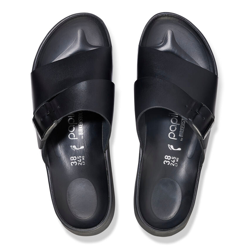 Birkenstock Women's Almina Leather in Black  Women's Footwear