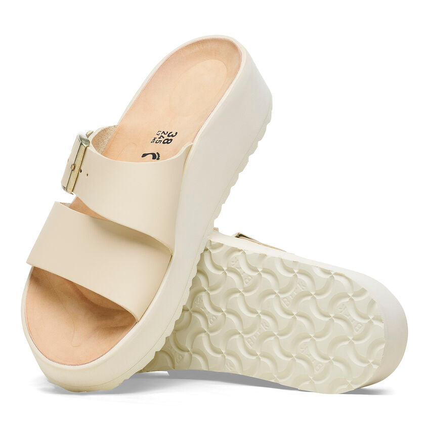 Birkenstock Women's Almina Leather in Ecru  Women's Footwear