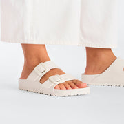 Birkenstock Women's Arizona Eva Essentials Sandal in Eggshell