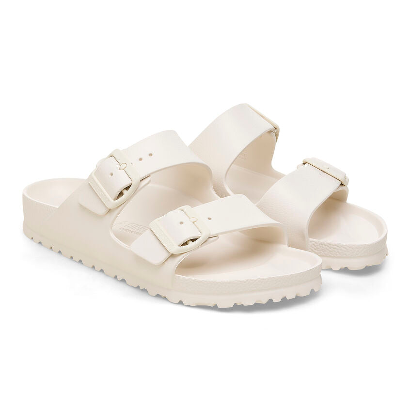 Birkenstock Women's Arizona Eva Essentials Sandal in Eggshell  Women's Footwear