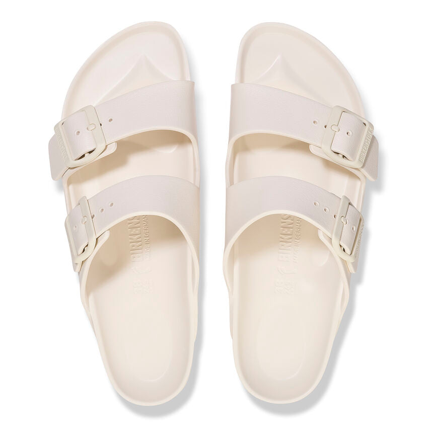 Birkenstock Women's Arizona Eva Essentials Sandal in Eggshell  Women's Footwear