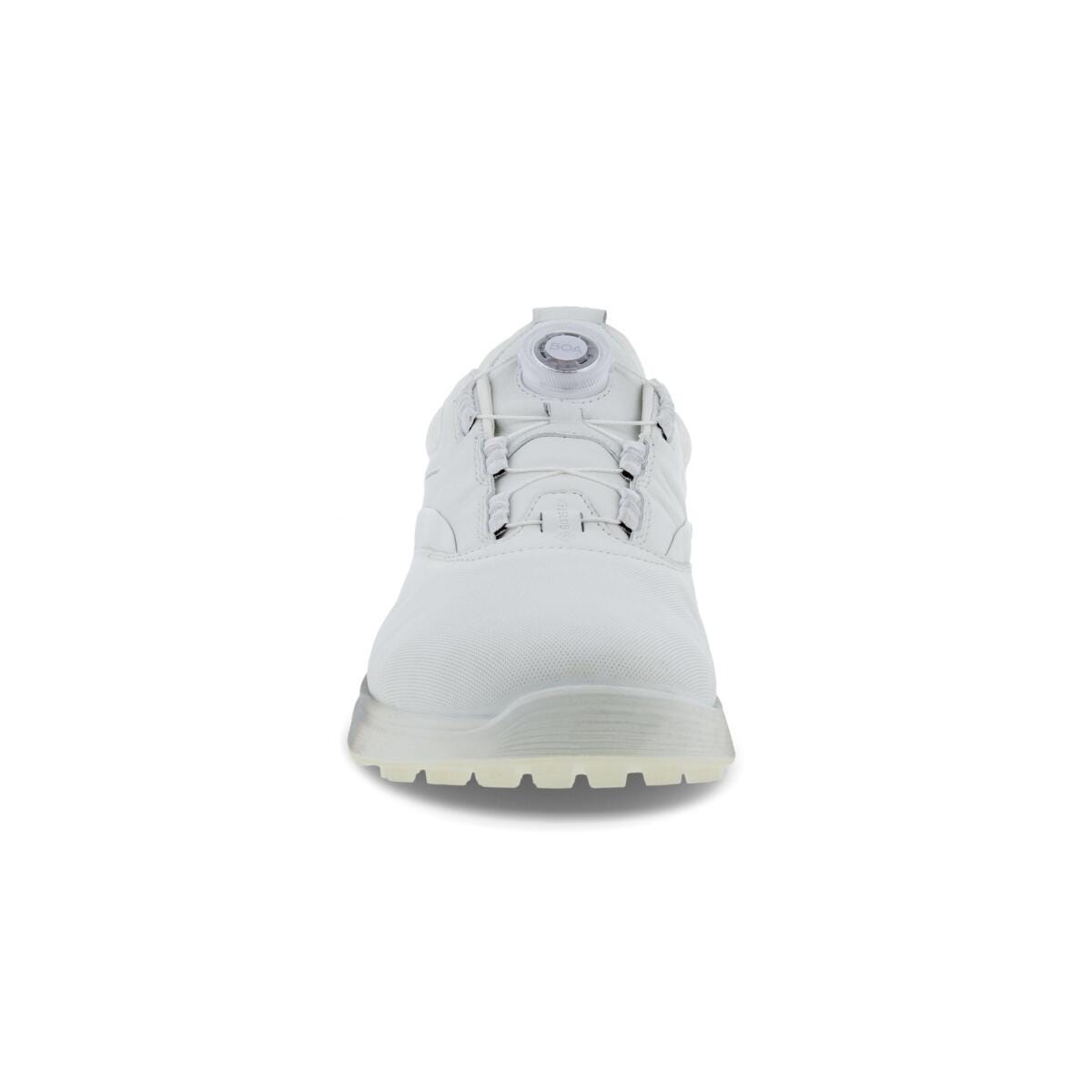 Ecco Men's Golf S-Three Boa Shoe in White Blue Depths Bright White  Men's Footwear