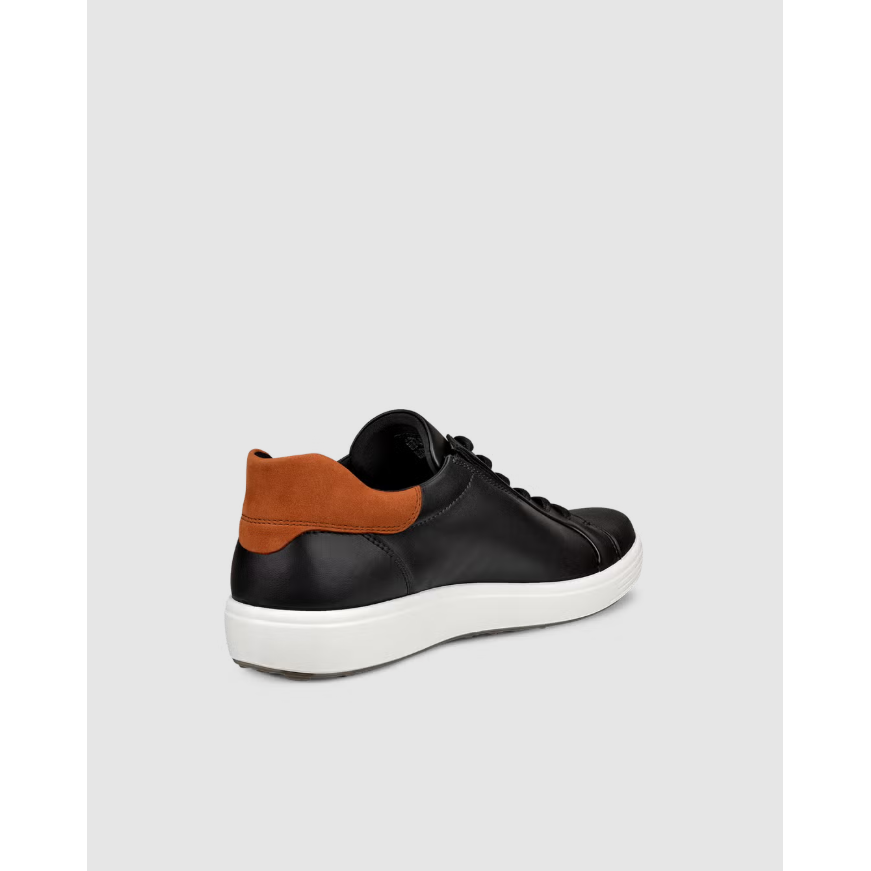 ECCO Men's Soft 7 Leather Slip-In Sneaker