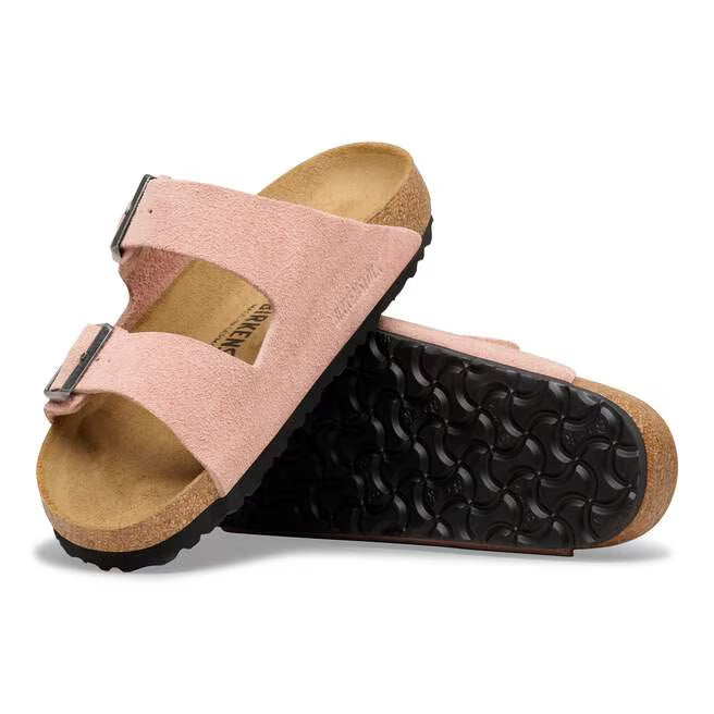 Birkenstock Arizona  Suede Leather in Pink Clay