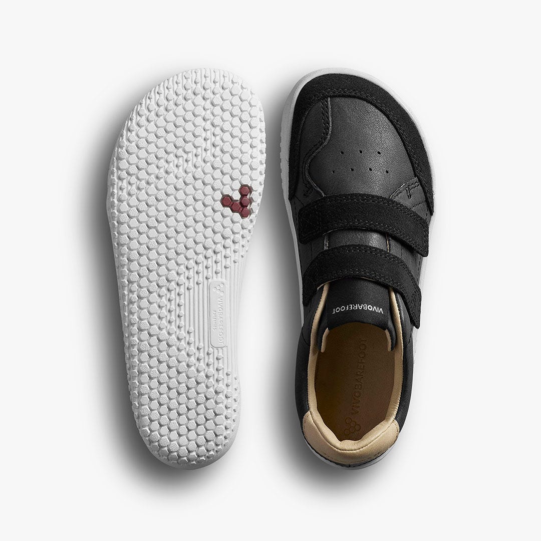 Vivobarefoot Kids Gobi Sneaker in Obsidian
