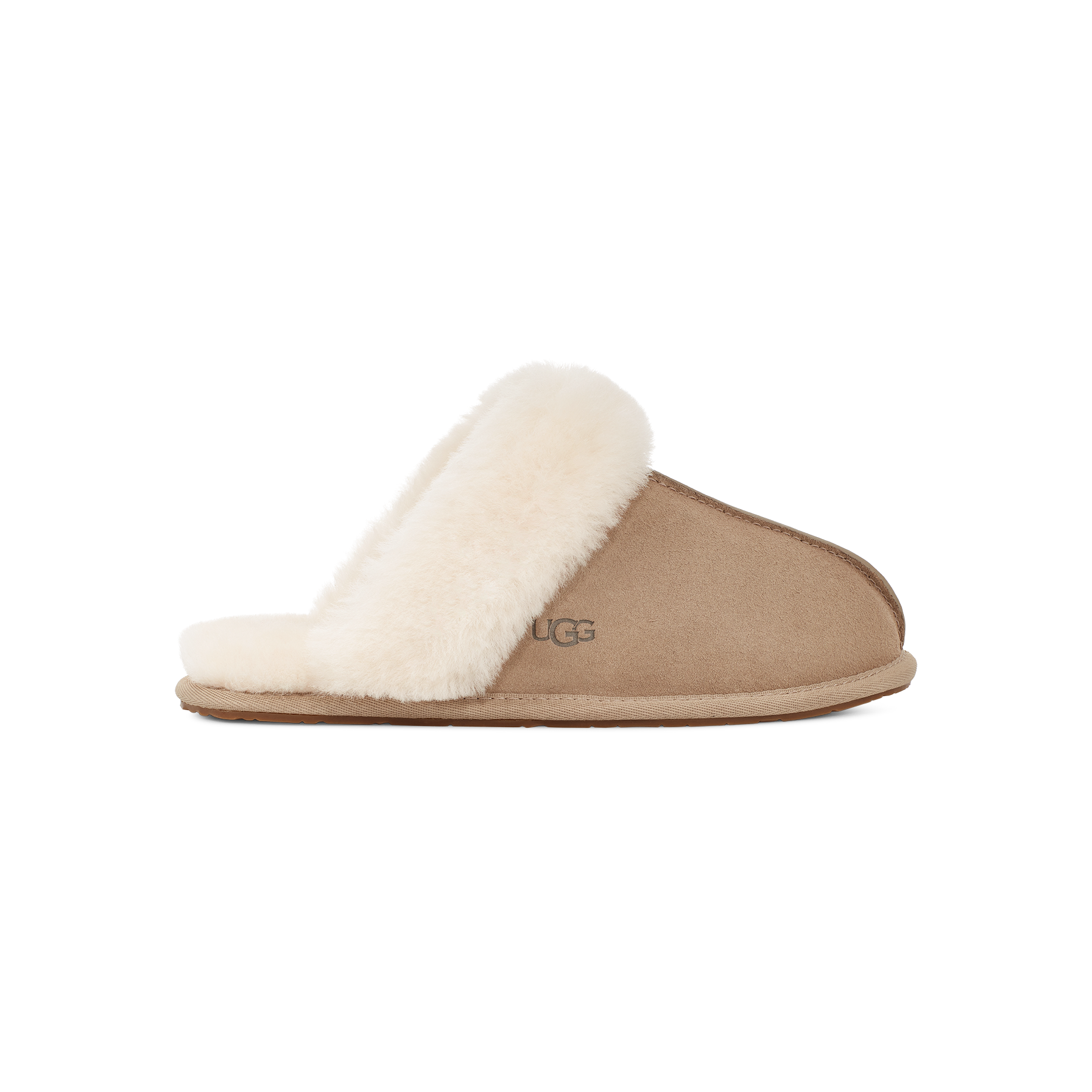 UGG Women's Scuffette II Slipper in Mustard Seed/ Natural  Women's Footwear