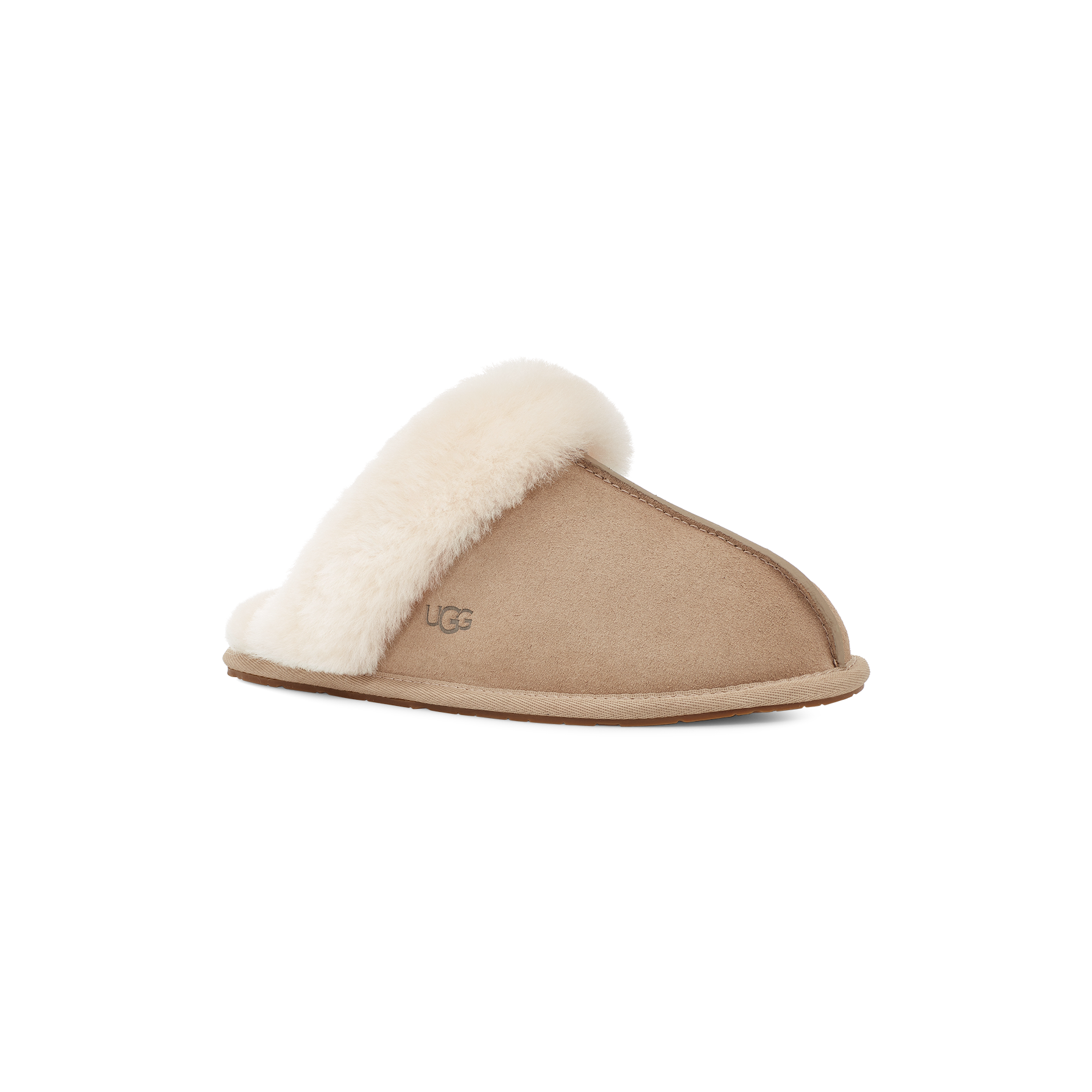 UGG Women's Scuffette II Slipper in Mustard Seed/ Natural  Women's Footwear