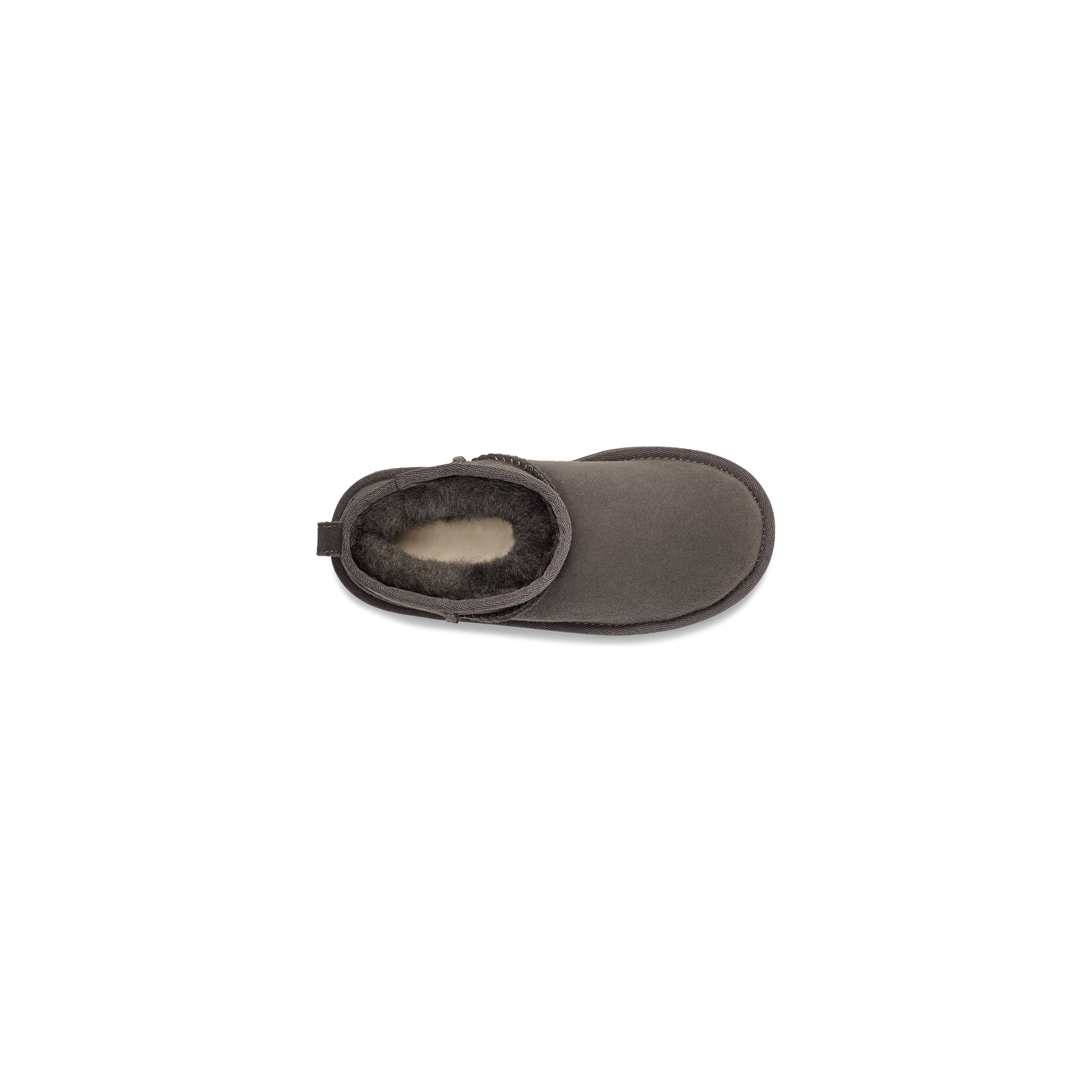 UGG Kid's Classic Ultra Mini in Grey  Kid's Footwear