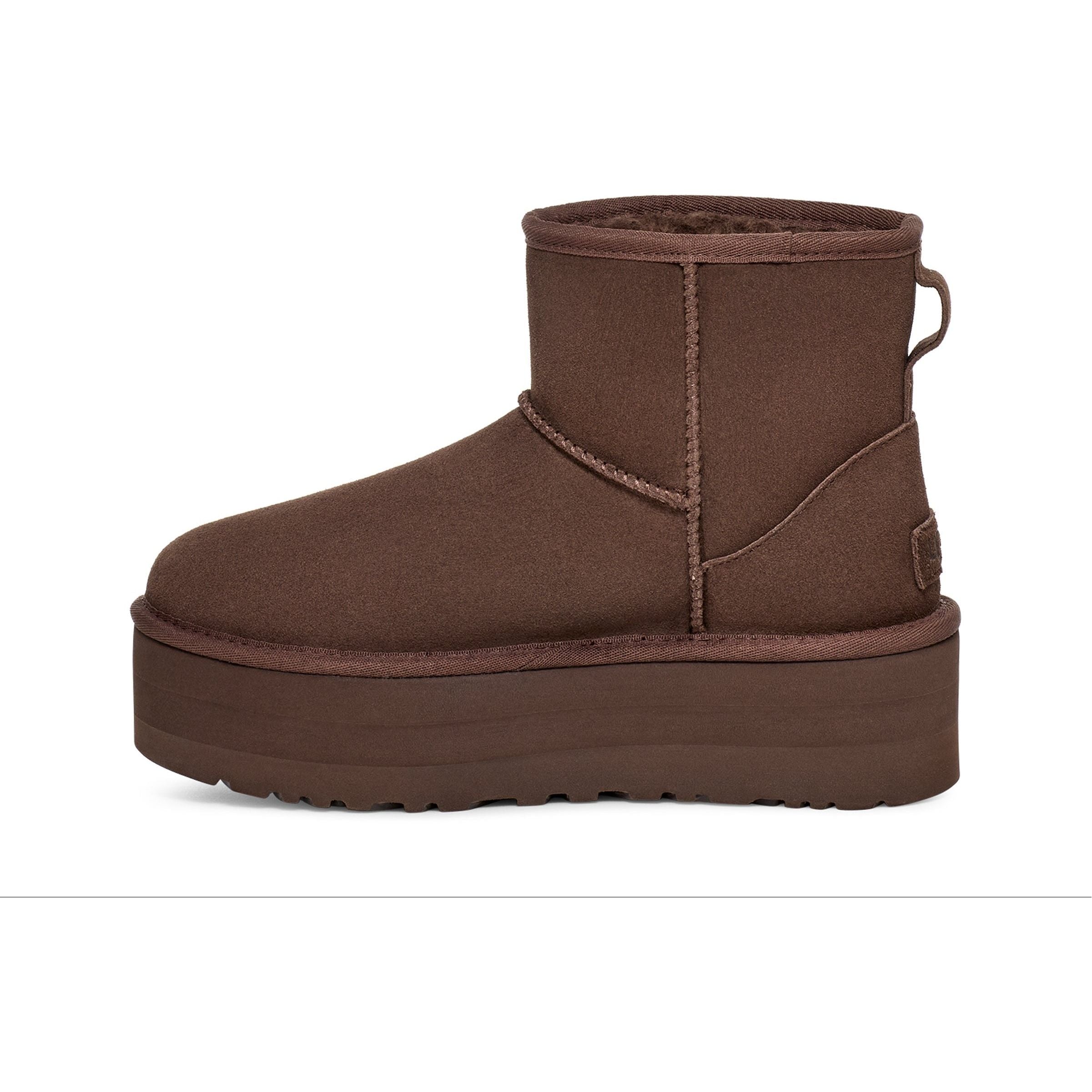 UGG Women's Classic Mini Platform in Burnt Cedar