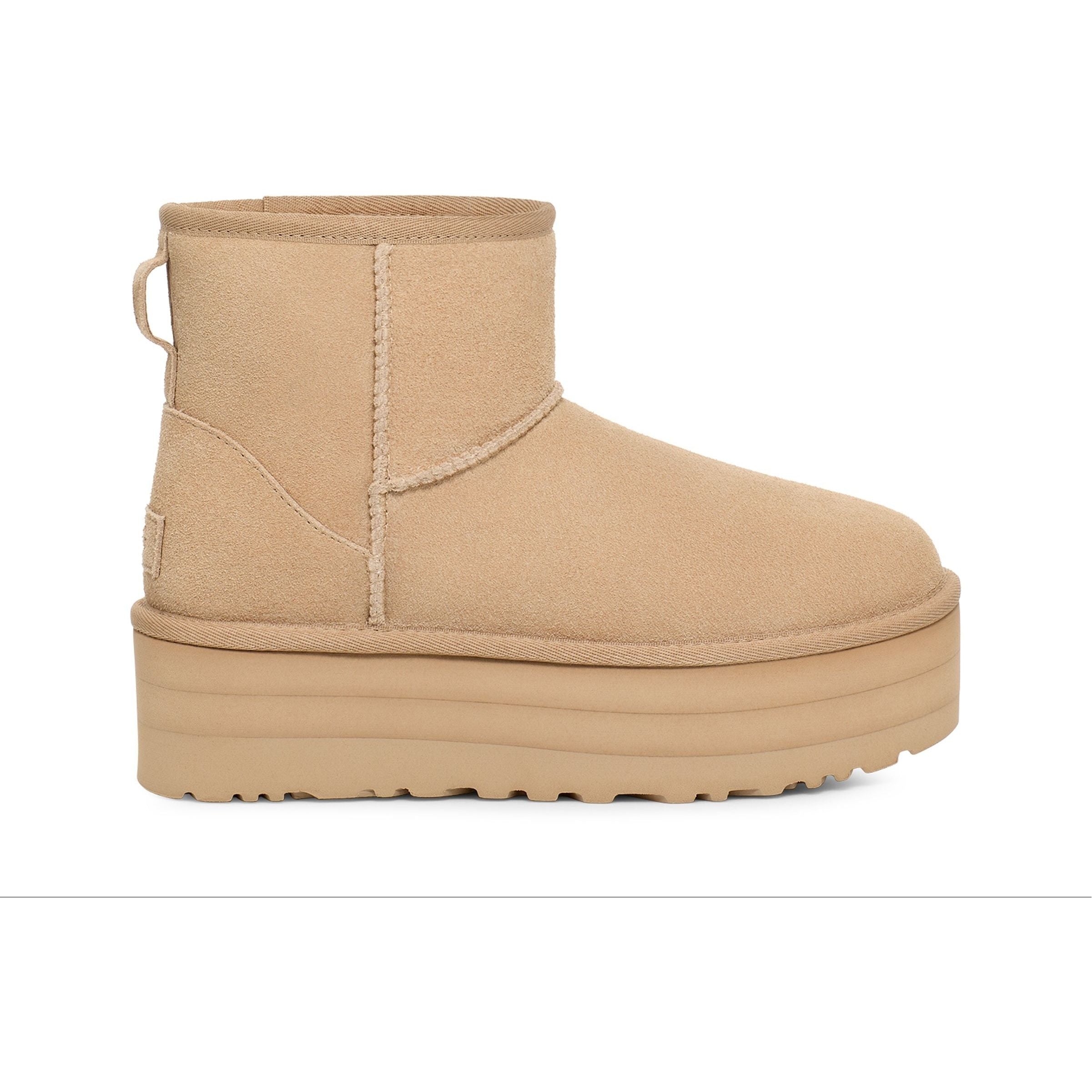 UGG Women's Classic Mini Platform in Mustard Seed