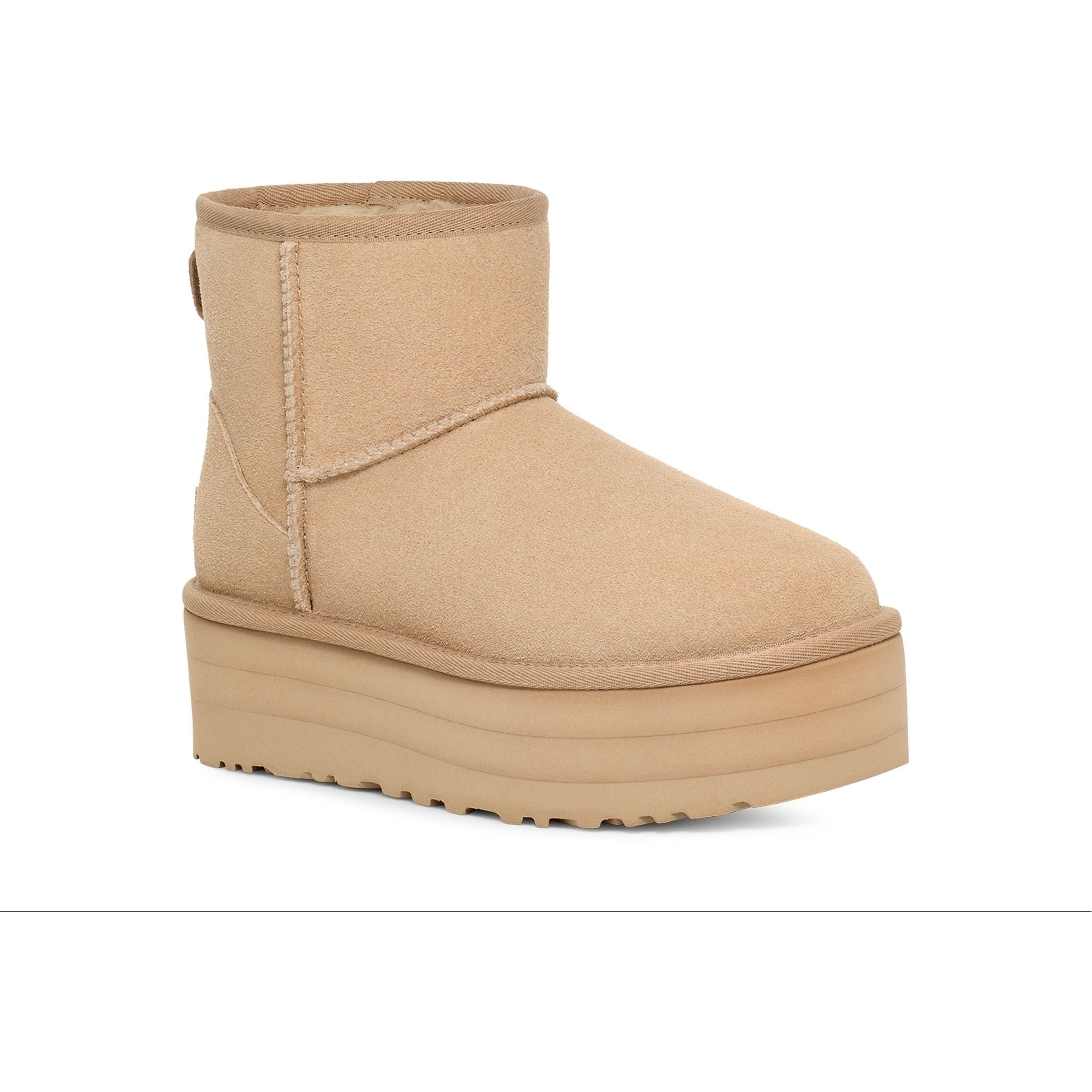 UGG Women's Classic Mini Platform in Mustard Seed