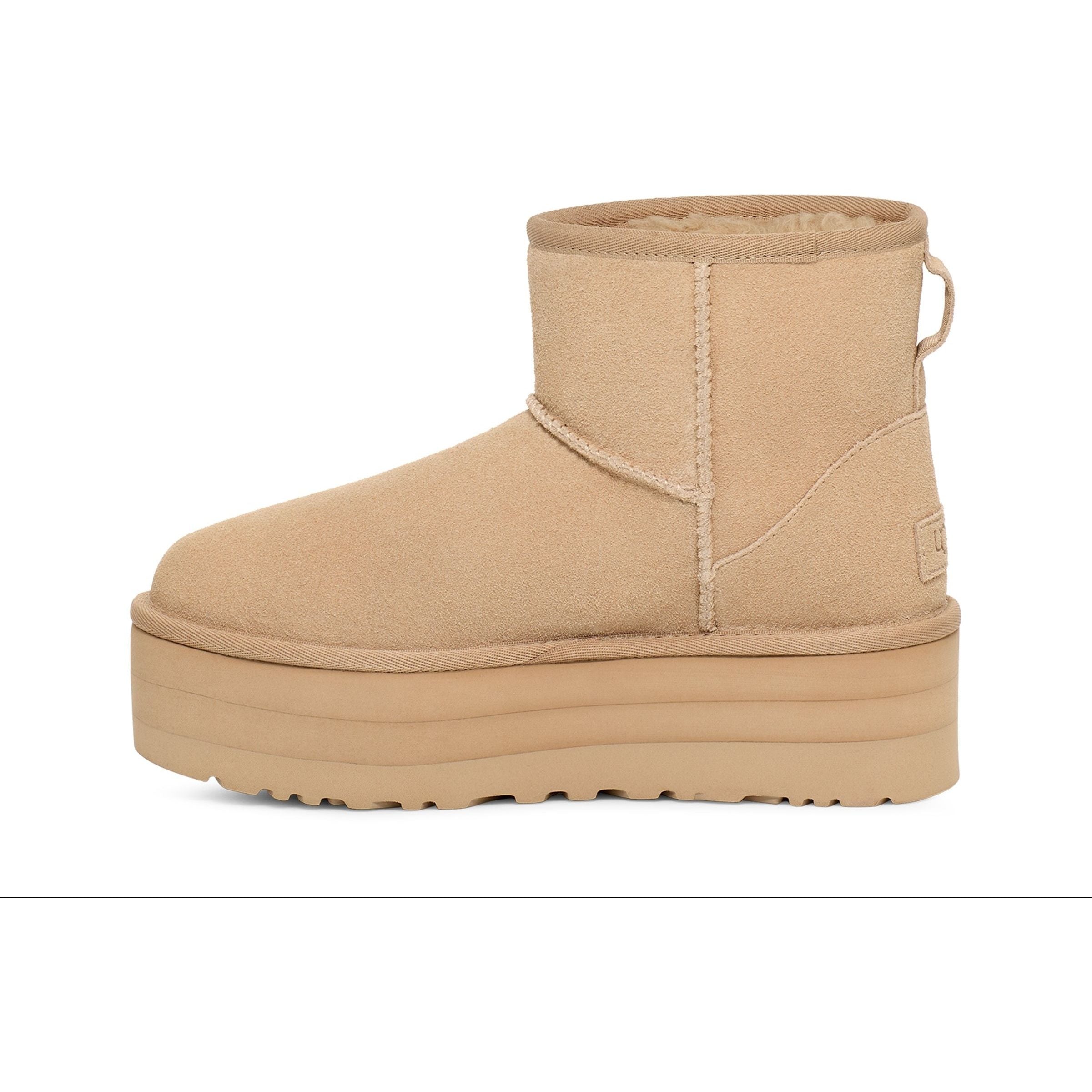 UGG Women's Classic Mini Platform in Mustard Seed