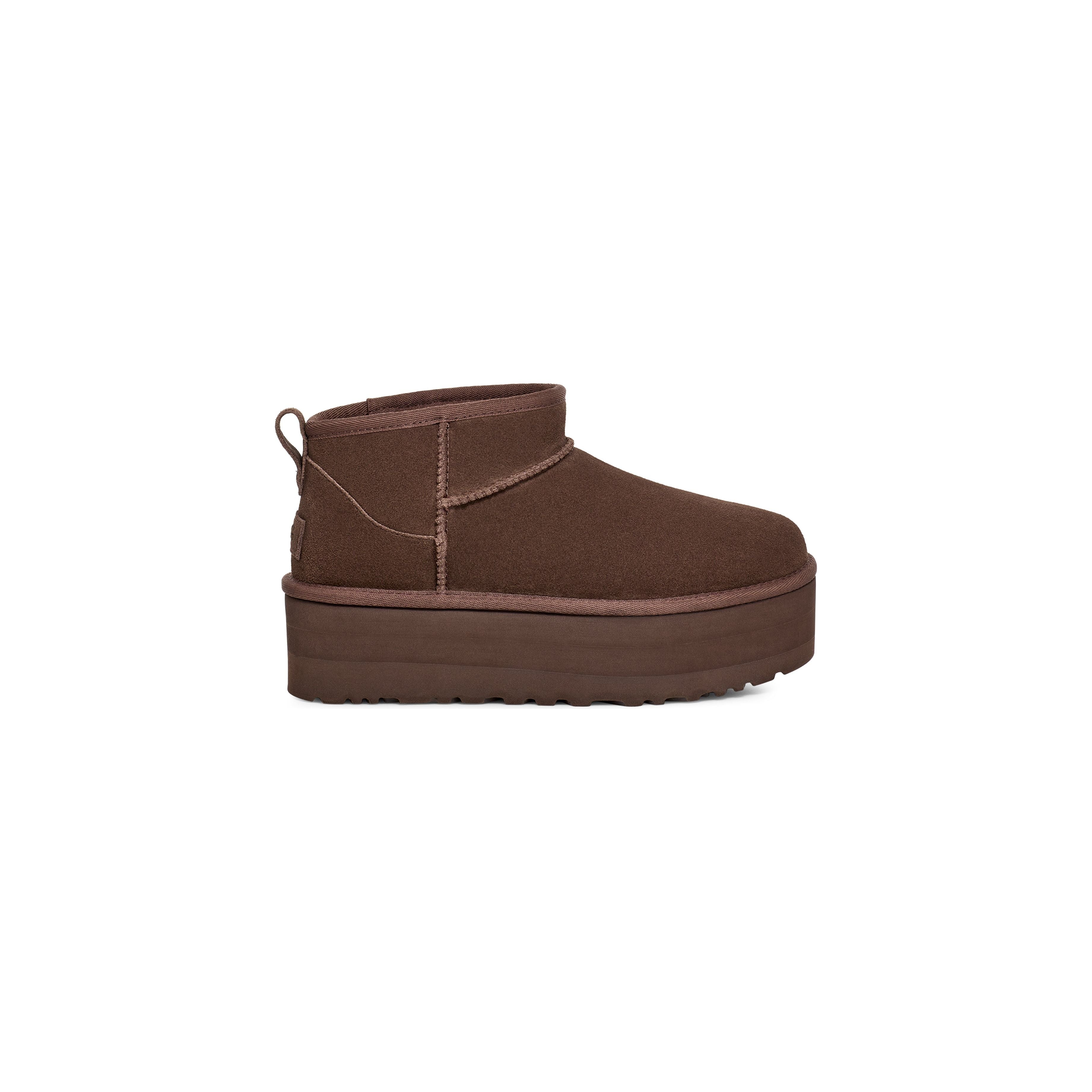 UGG Women's Classic Ultra Mini Platform in Burnt Cedar  Women's Footwear