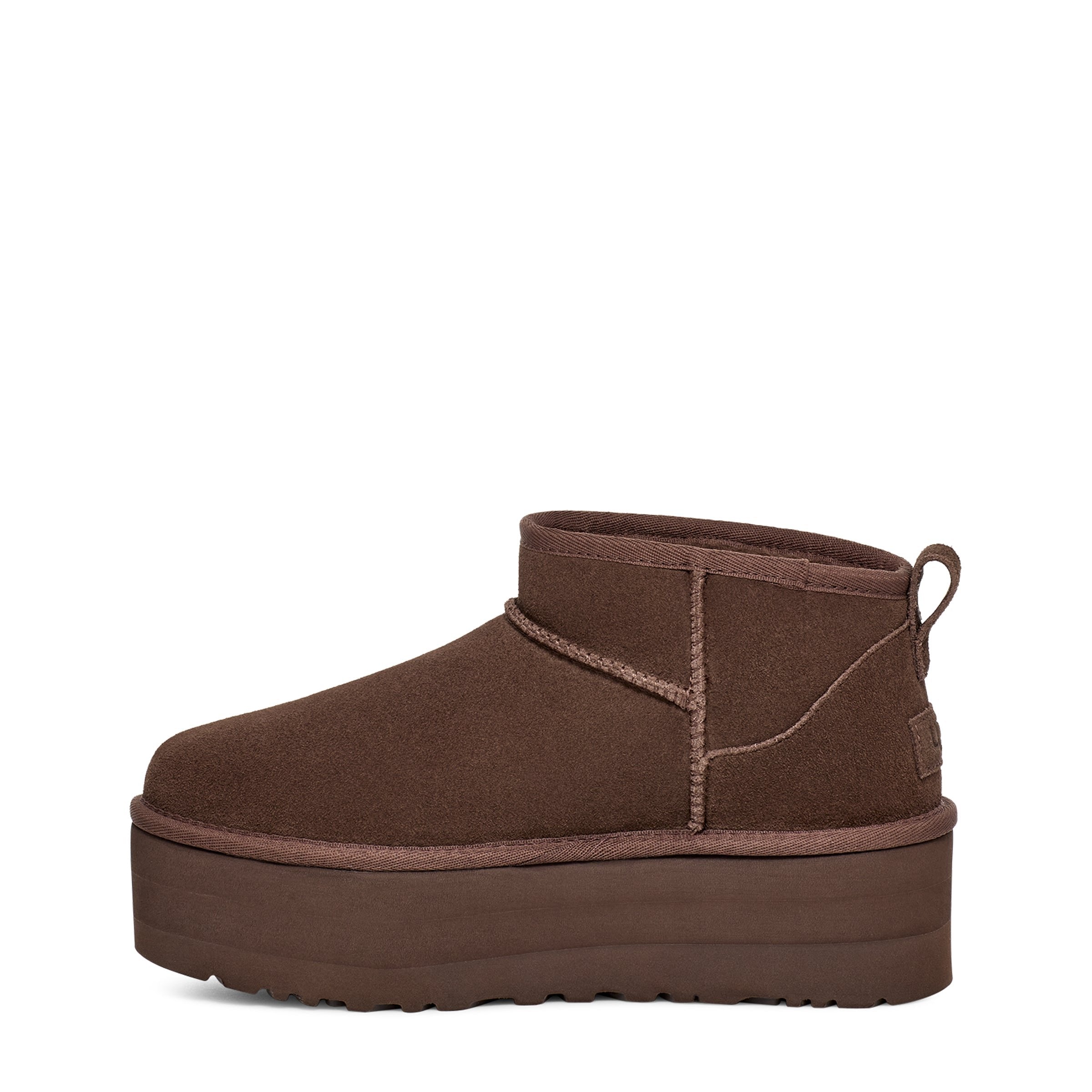 UGG Women's Classic Ultra Mini Platform in Burnt Cedar