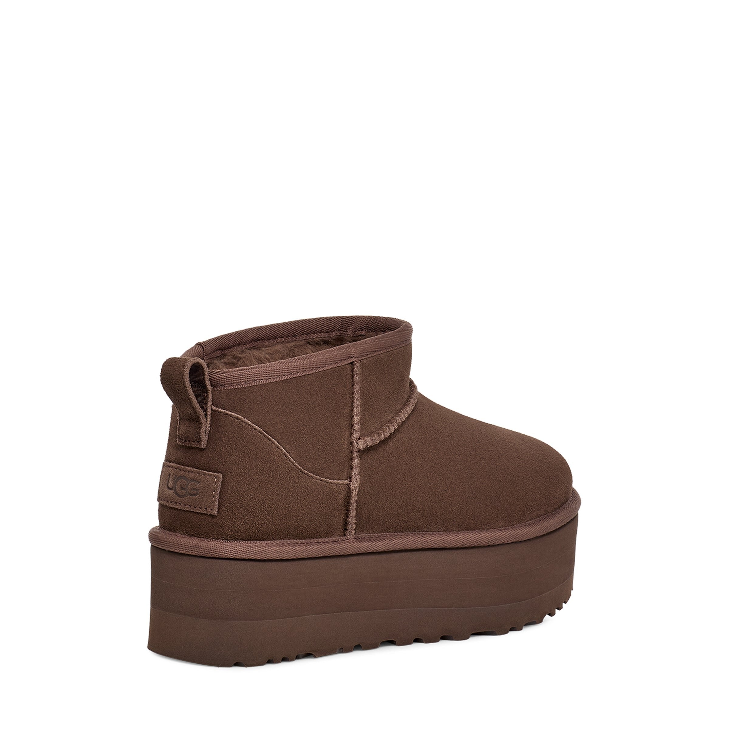 UGG Women's Classic Ultra Mini Platform in Burnt Cedar