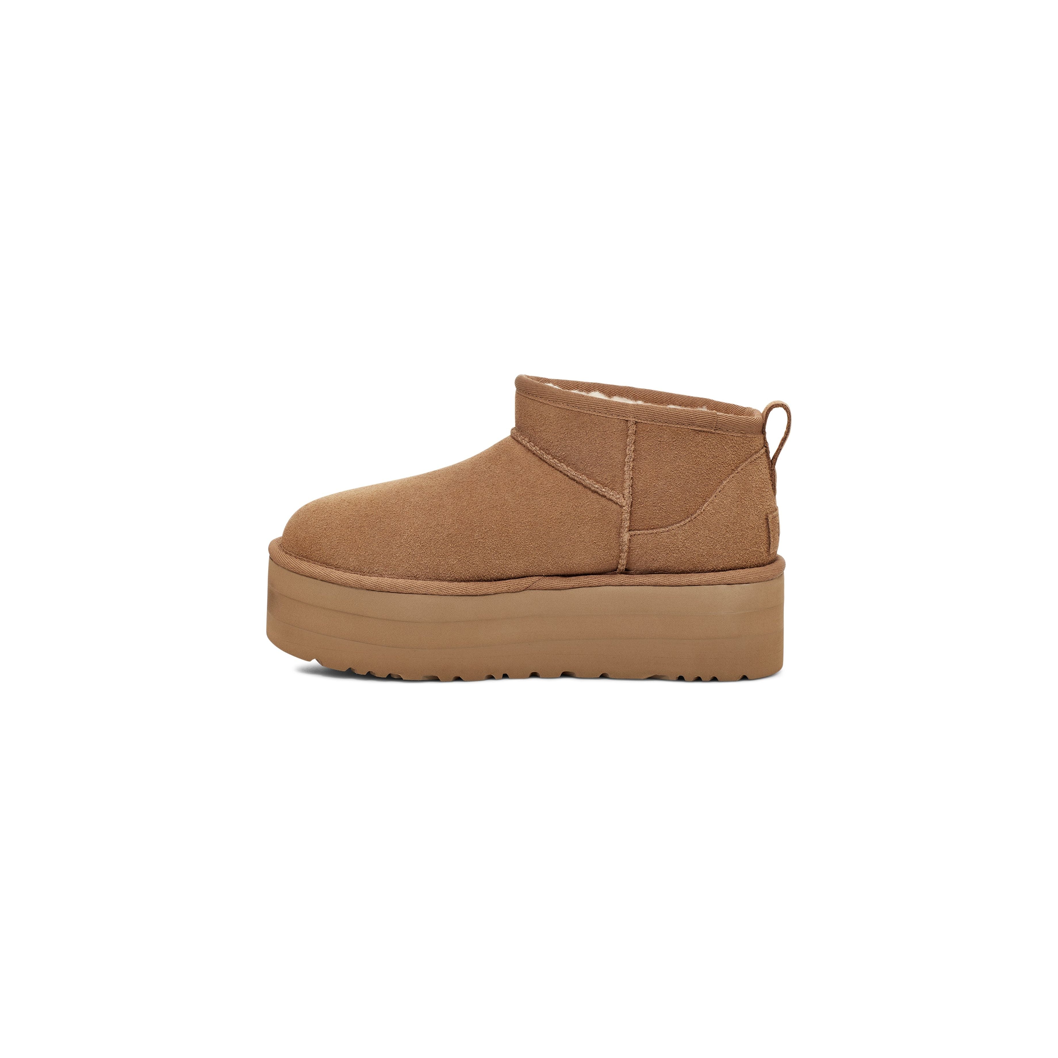 UGG Women's Classic Ultra Mini Platform in Chestnut  Women's Footwear