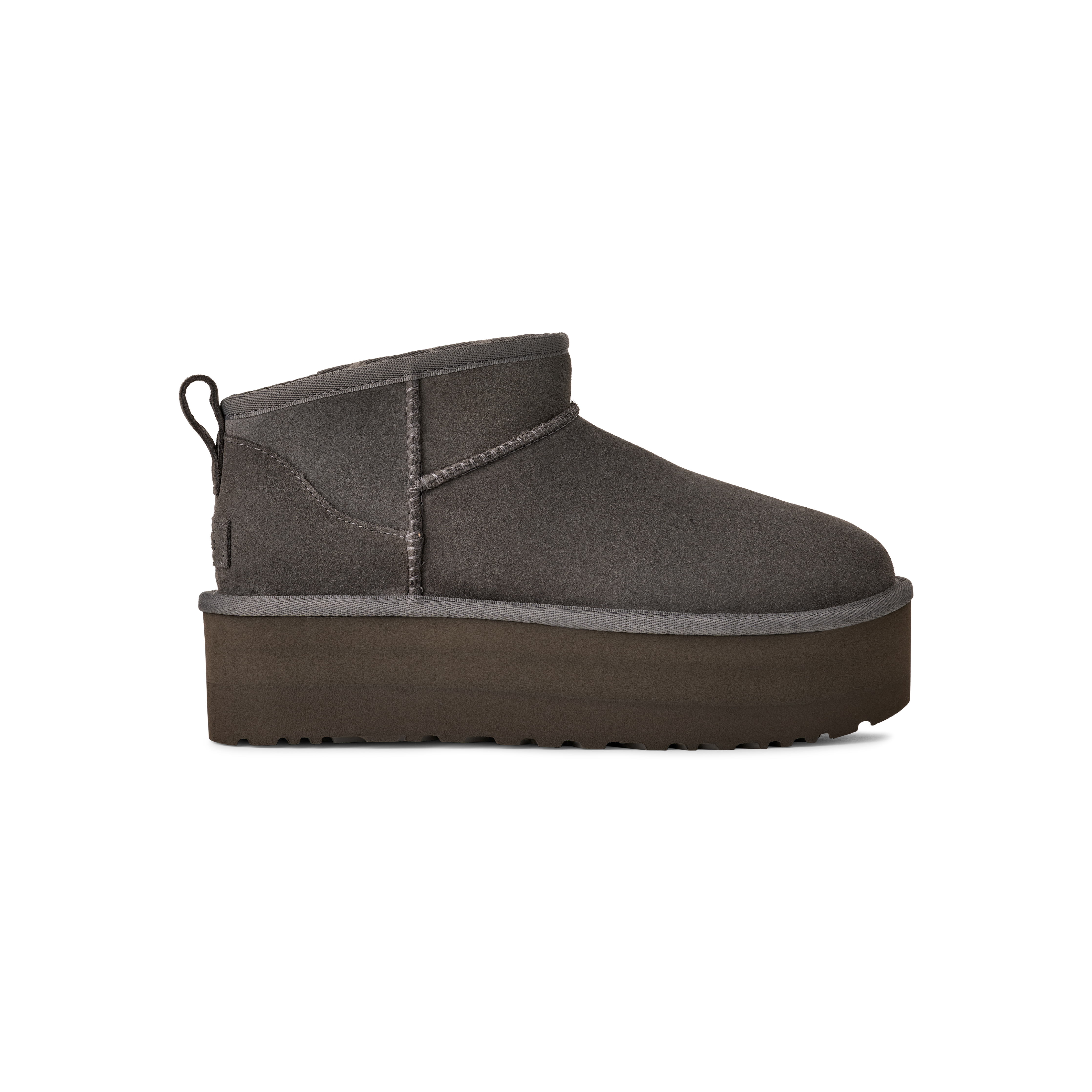 UGG Women's Classic Ultra Mini Platform in Charcoal