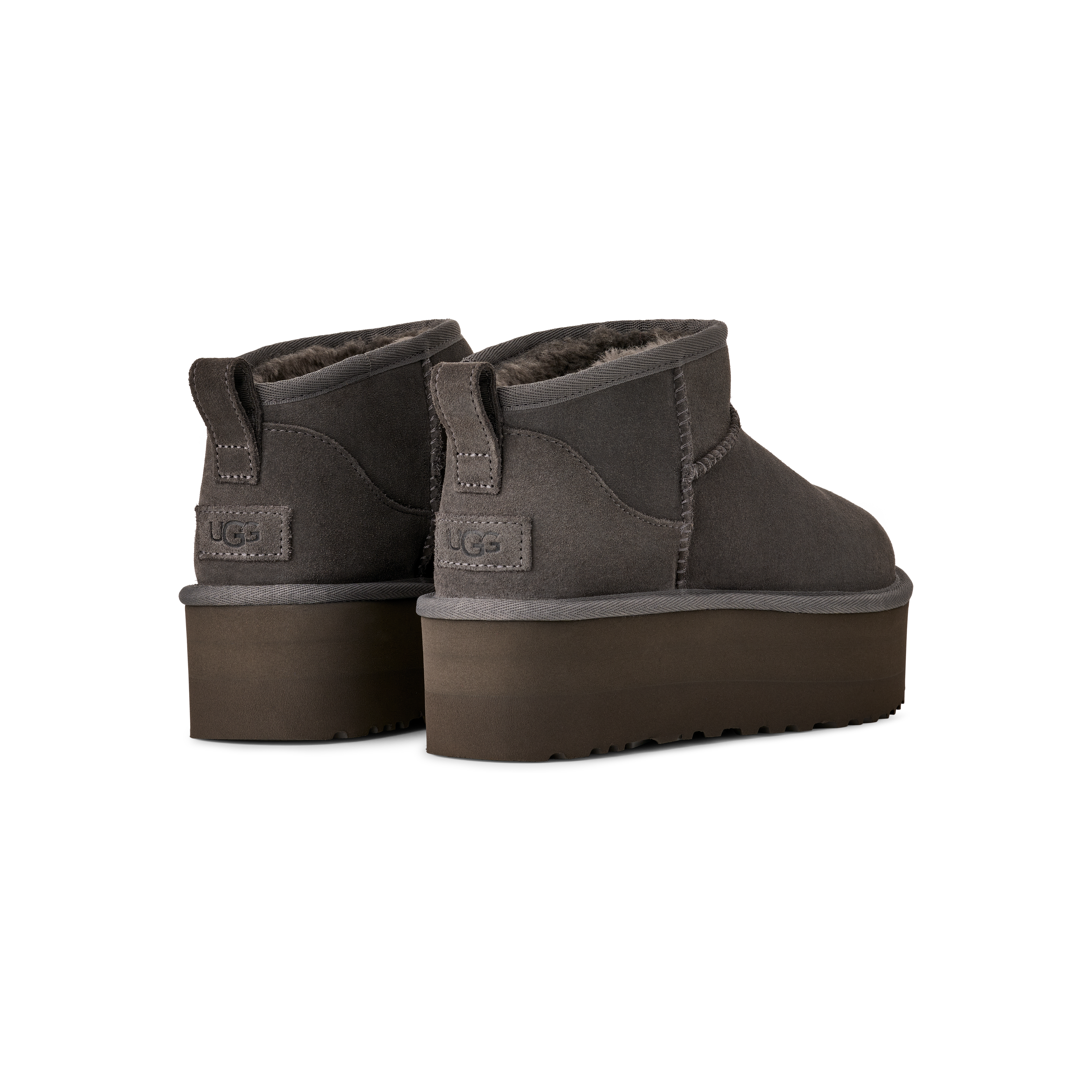 UGG Women's Classic Ultra Mini Platform in Charcoal