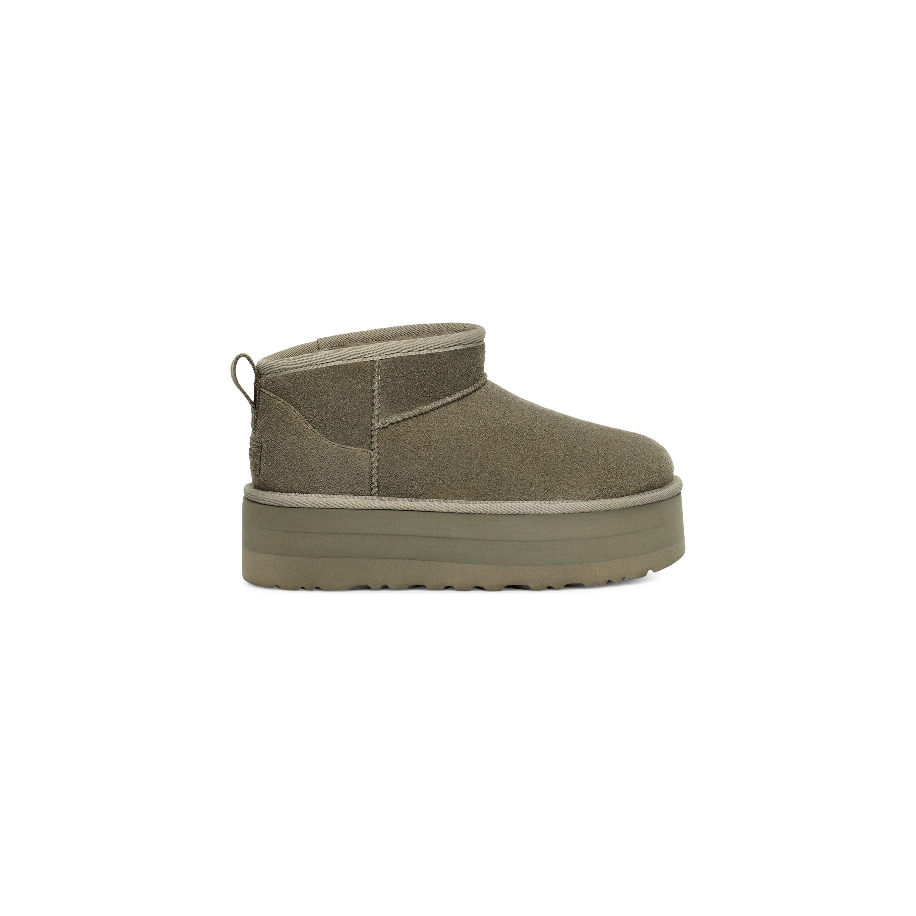 UGG Women's Classic Ultra Mini Platform in Moss Green  Women's Footwear