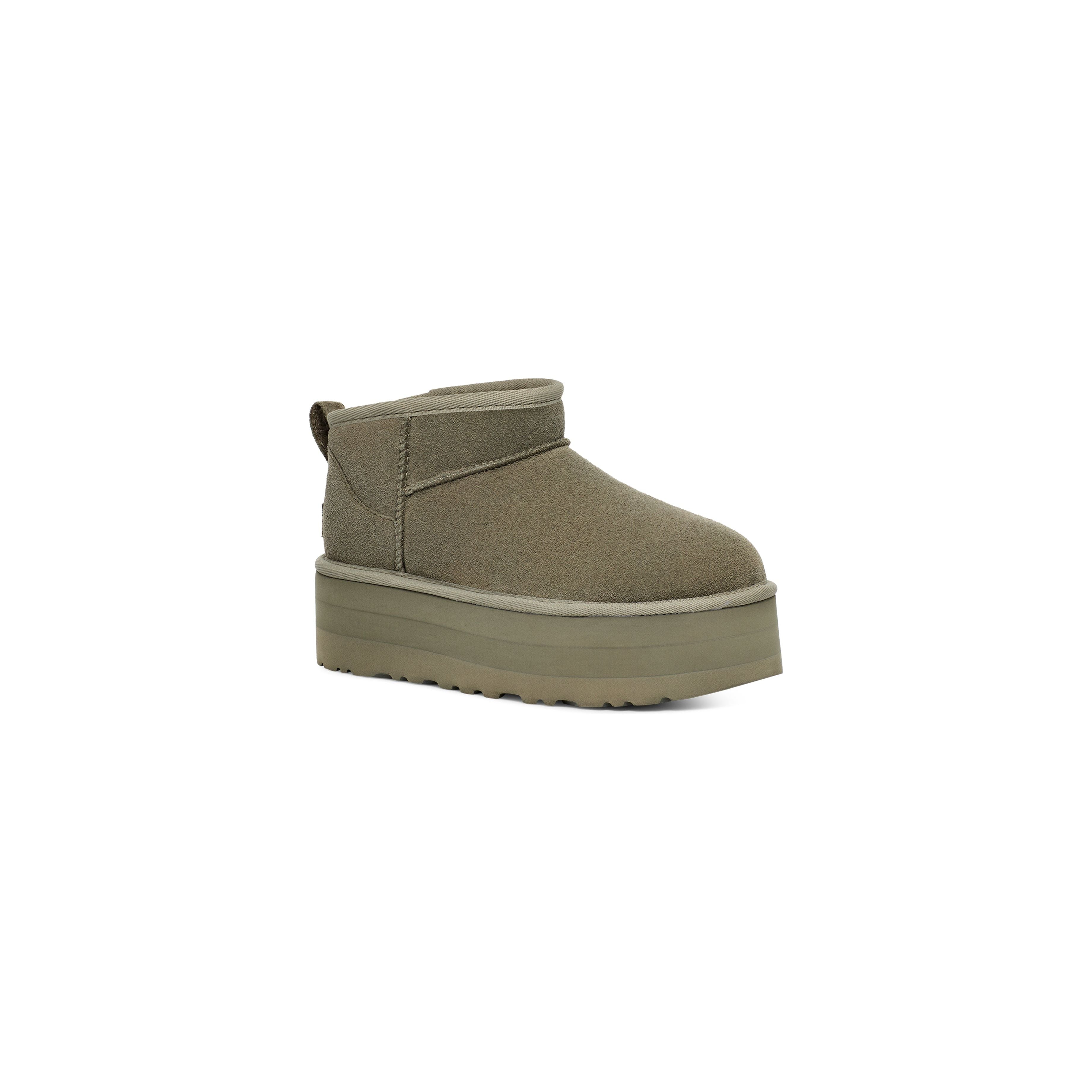 UGG Women's Classic Ultra Mini Platform in Moss Green  Women's Footwear