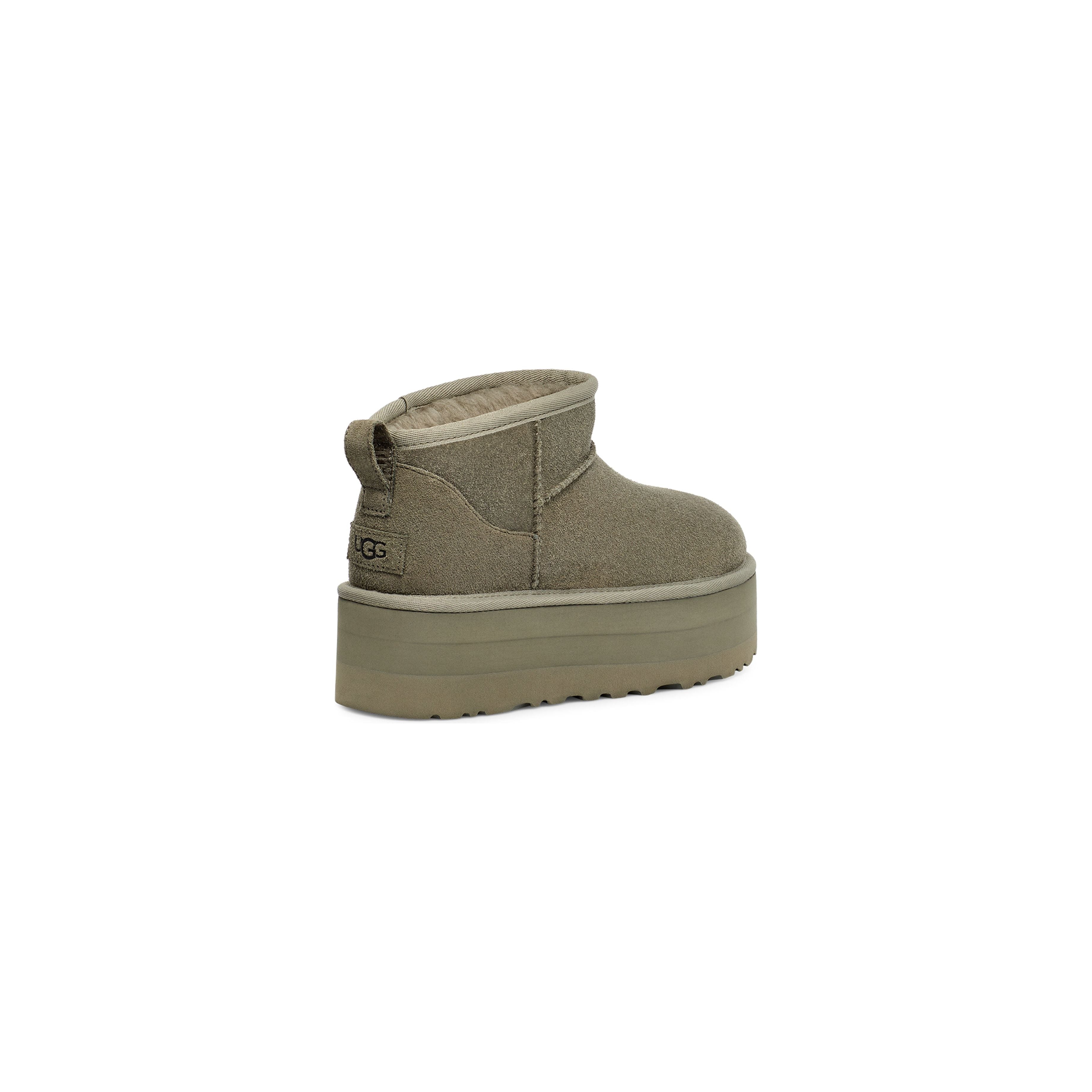 UGG Women's Classic Ultra Mini Platform in Moss Green  Women's Footwear