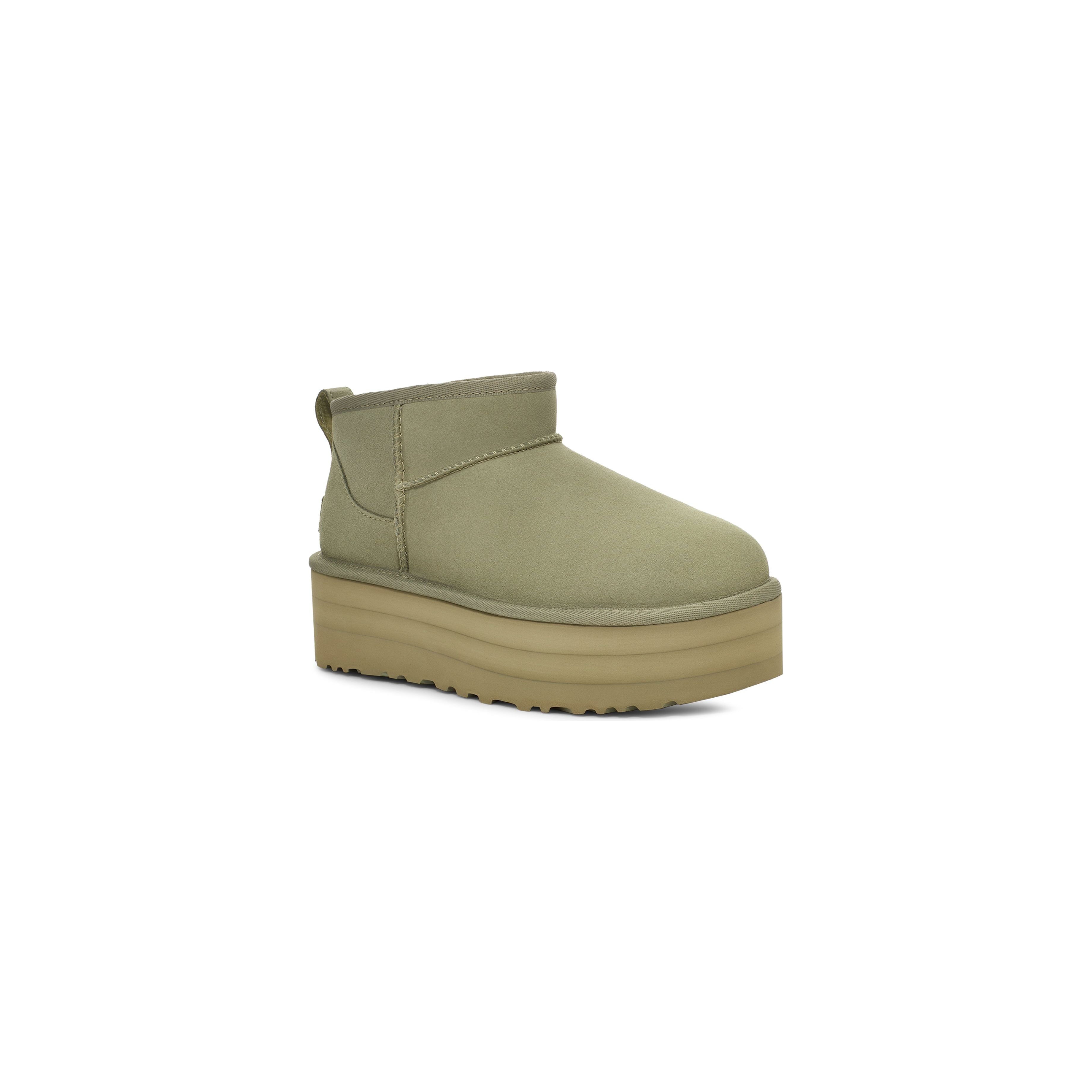 UGG Women's Classic Ultra Mini Platform in Shaded Clover  Women's Footwear