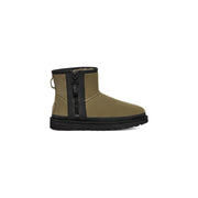 UGG Women's Classic Mini Zipper Tape Logo in Burnt Olive
