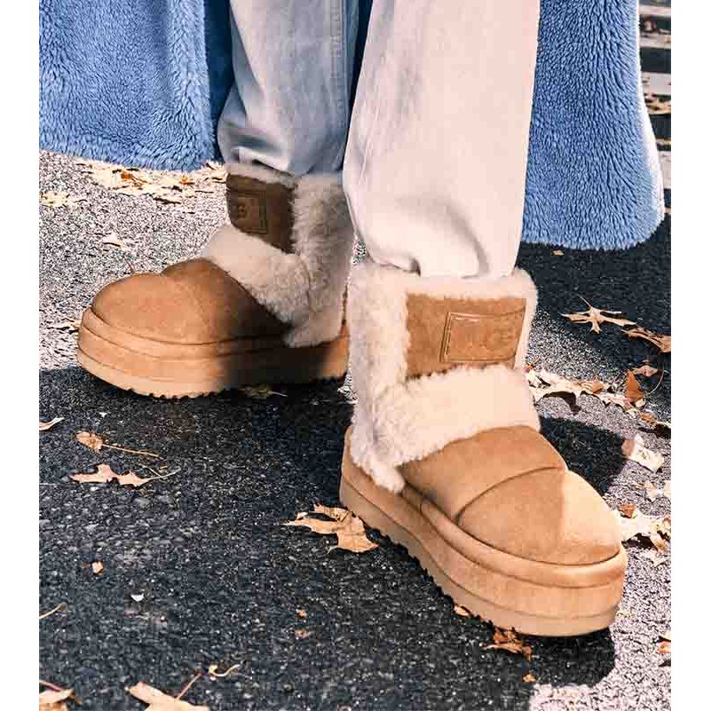 UGG(アグ) Chillapeak Suede Fur Platformブーツ UGG(アグ) Chillapeak Suede Fur Platformブーツ