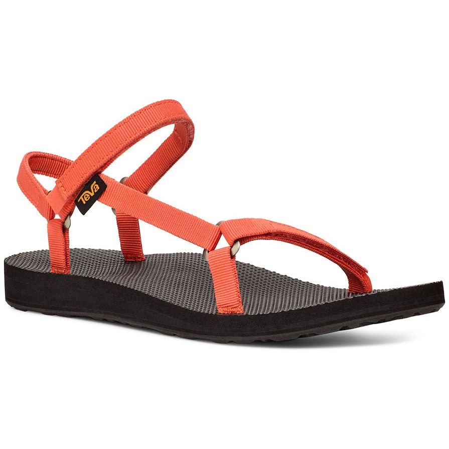 Teva Women's Original Universal Slim Sandal in Tigerlily  Women's Footwear