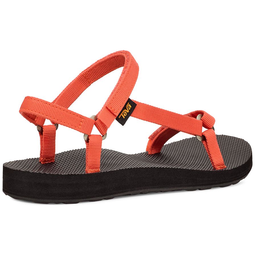 Teva Women's Original Universal Slim Sandal in Tigerlily  Women's Footwear