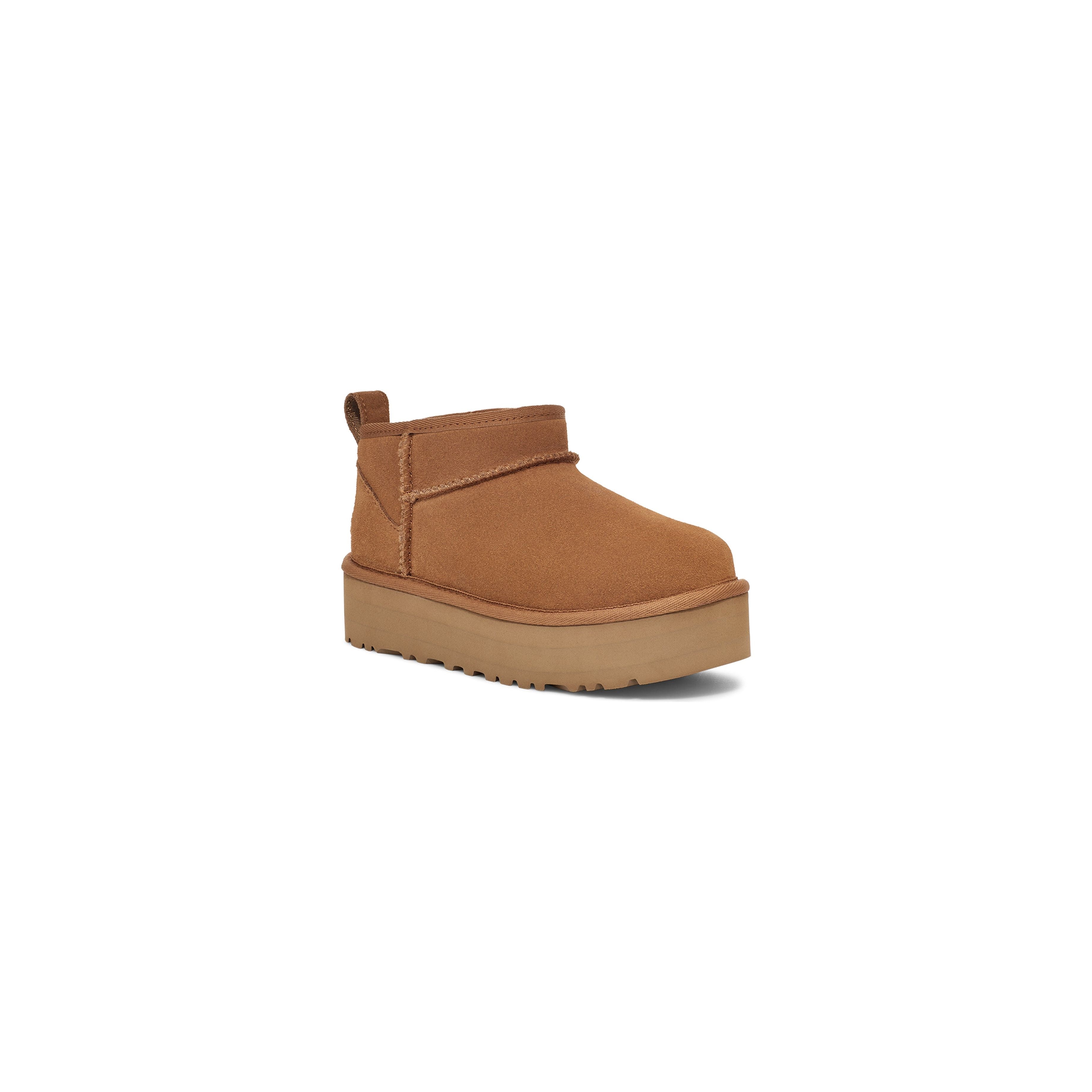 UGG Kid's Classic Ultra Mini Platform in Chestnut  Kid's Boots