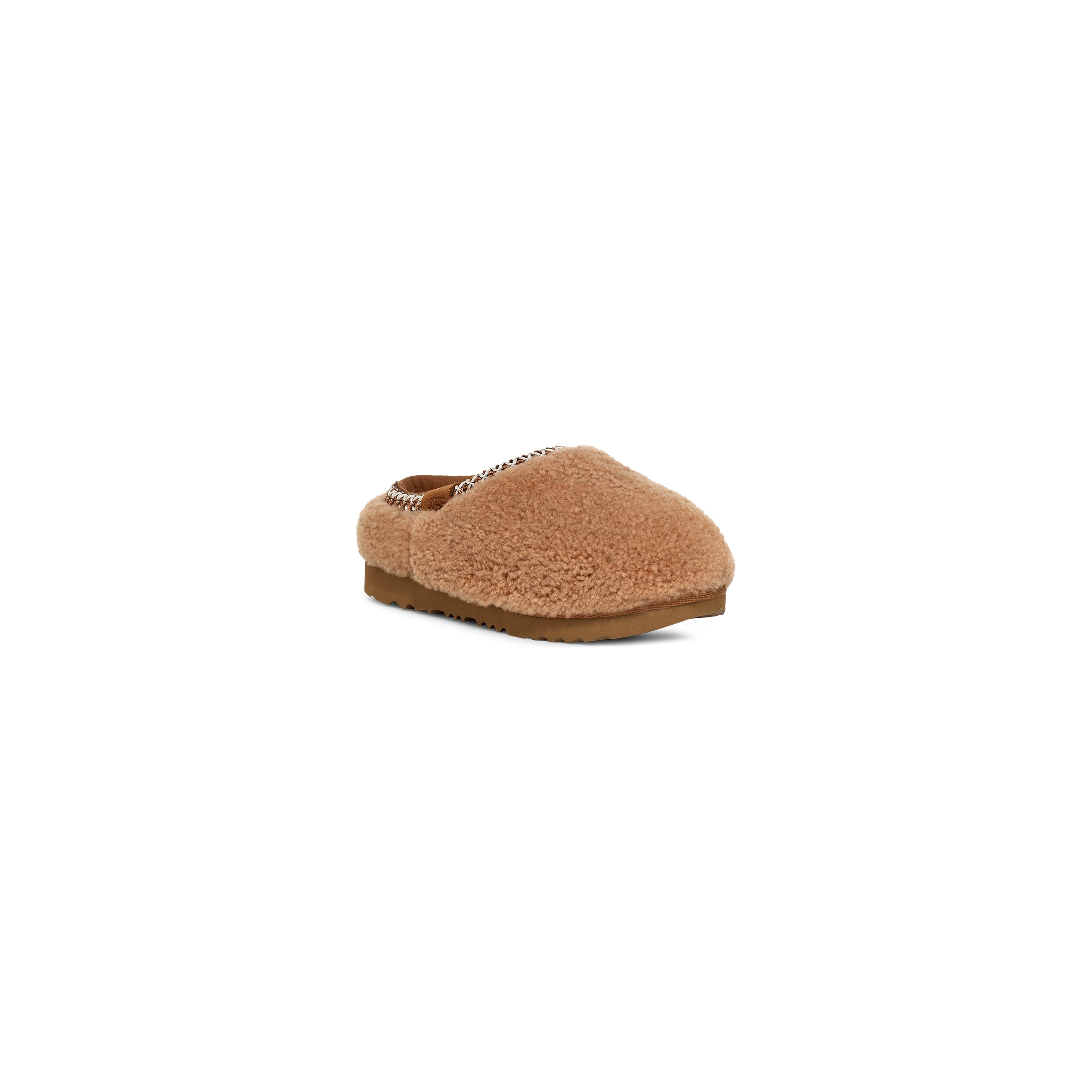 UGG Kid's Tasman Maxi Curly in Chestnut