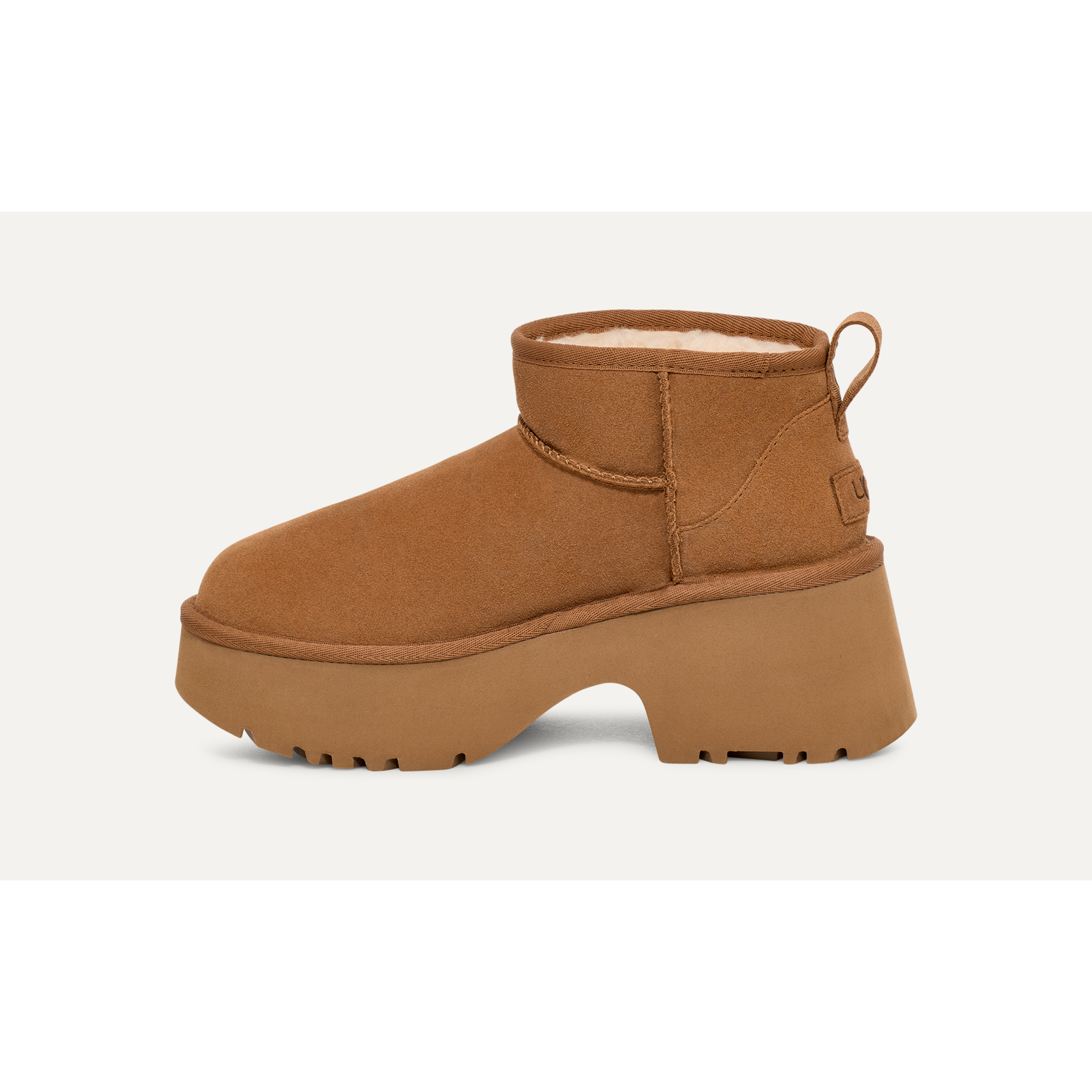 UGG Women's Classic Ultra Mini New Heights in Chestnut UGG Women's Classic Ultra Mini New Heights in Chestnut