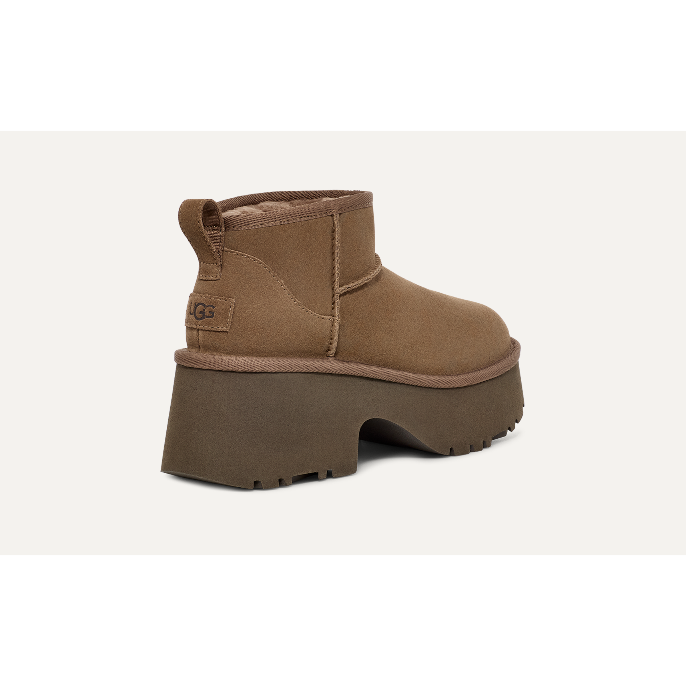 UGG Women's Classic Ultra Mini New Heights in Chestnut UGG Women's Classic Ultra Mini New Heights in Chestnut